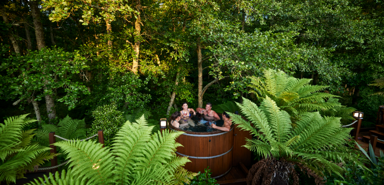 Jacuzzis en lugares secretos